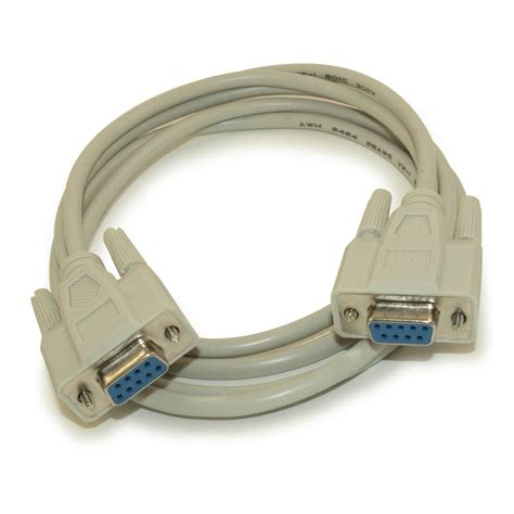 6ft Serial Null Modem Db9db9 Female To Female Cable 712396261711 Ebay
