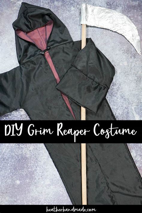 Diy Grim Reaper Costume Heather Handmade
