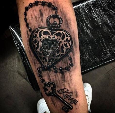 Inspiring Lock And Key Tattoos Cuded Key Tattoos Key Tattoo