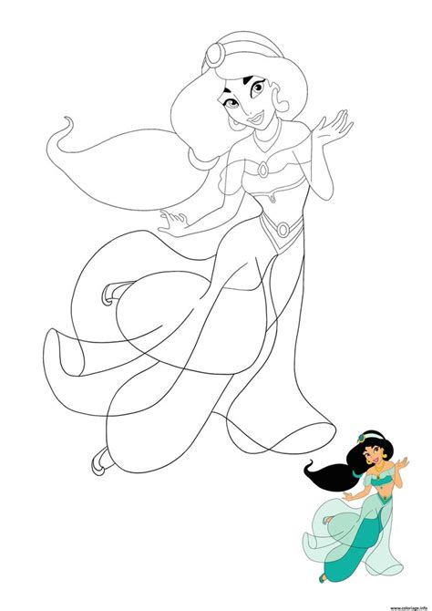 Coloriage Princesse Jasmine Imprimer Coloriage Princesse Coloriage