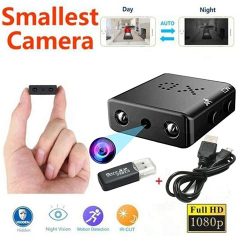 Smallest Spy Hidden Camera Xd Mini Hd 1080p Small Micro Covert Nanny