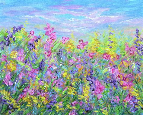 Timeless Meadow Painting By Kathy Symonds Fine Art America
