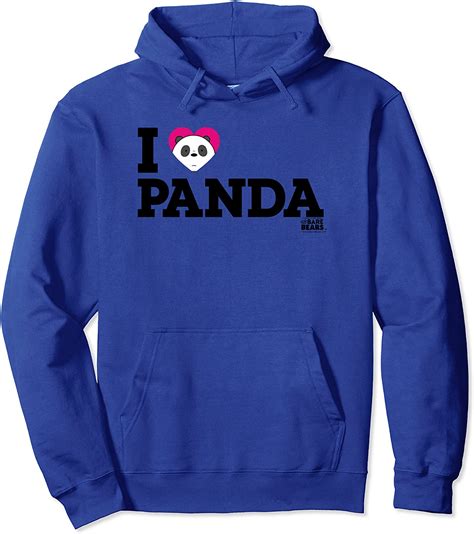 We Bare Bears Heart Panda Pullover Hoodie Amazonde Fashion