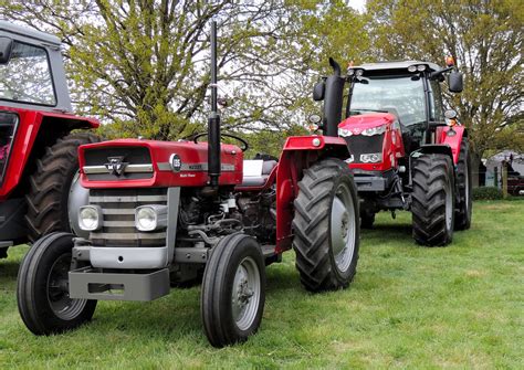 Old And New 1966 Massey Ferguson 135 Mp And The Modern Versio Flickr