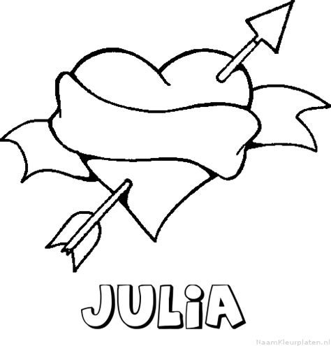 Julia Coloring Pages Sketch Coloring Page