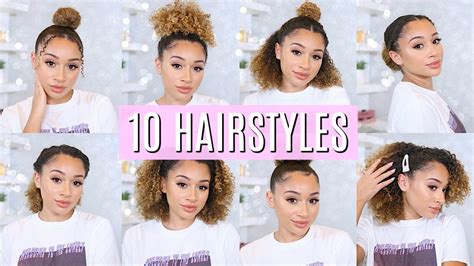 10 Easy Hairstyles For Curly Hair Curlystyly