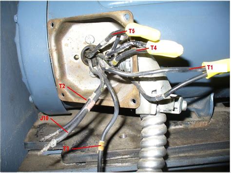 Electric motor wire marking & connections. Motor hook up