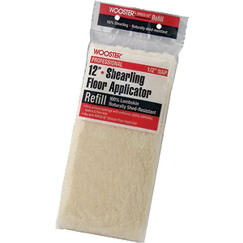 Wooster Rr612 12 Shearling Lambskin Floor Applicator Refill 10ct Professional Quality For