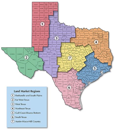Texas Education Regions Map United States Map