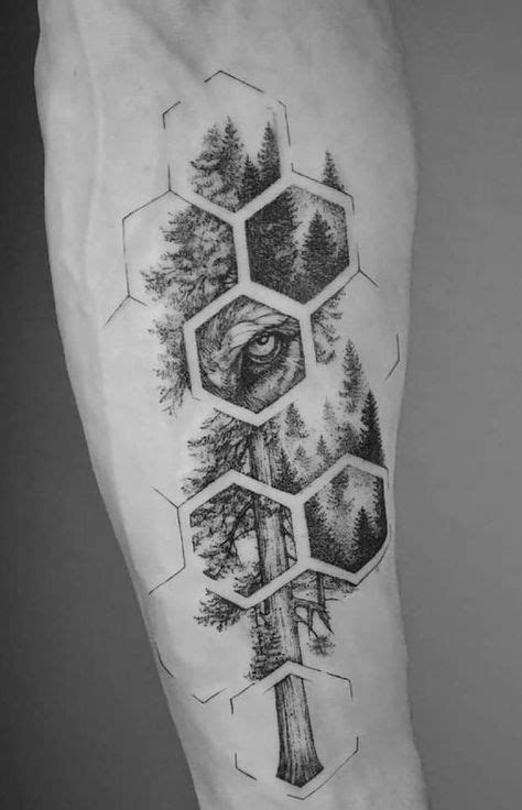 9 Hexagon Tattoos Ideas Hexagon Tattoo Tattoos Geometric Tattoo