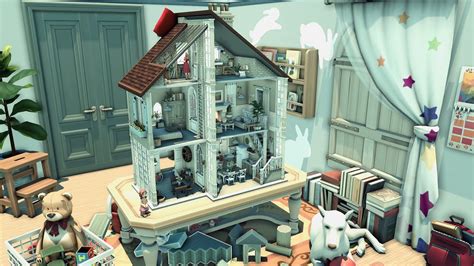 I Created A Dollhouse For Your Sim Dolls The Sims 4 Speed Buildw