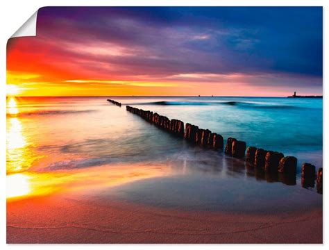 Artland Wandbild Ostsee Mit Schönem Sonnenaufgang Strand 1 Stück