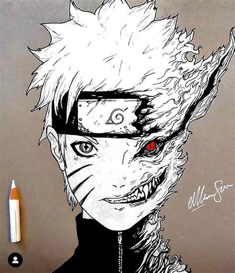 Artista Recria O Lado Sombrio De Naruto Em Incrível Ilustração