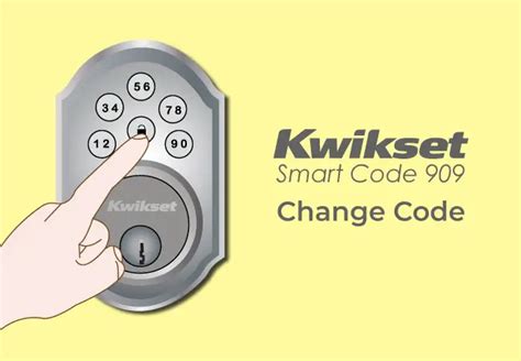 How To Change Code On Kwikset Smartcode 909 Smart Locker