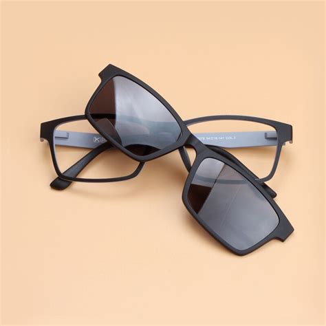 Men S Polarized Sunglasses Magnetic Clip On Double Lens Sun Glasses Men