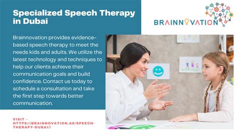 Specialized Speech Therapy In Dubai Brainnovation Provides Flickr