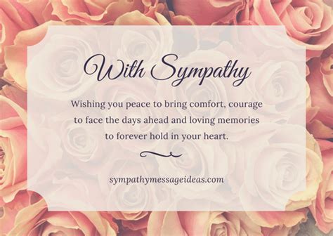 Condolence Messages For Expressing Your Sympathy Sympathy Message Ideas