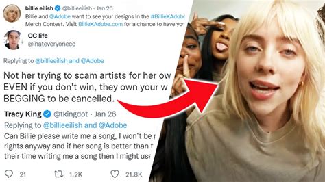 billie eilish cancelled after fan art contest exposed youtube