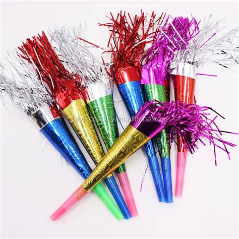 Assorted Foil Party Blowers Birthday Squawkers Noise Makers Kids Party