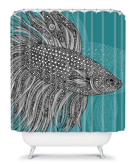 Clean grimy shower curtain liners. Fish shower curtain | Funky shower curtains, Fabric shower ...
