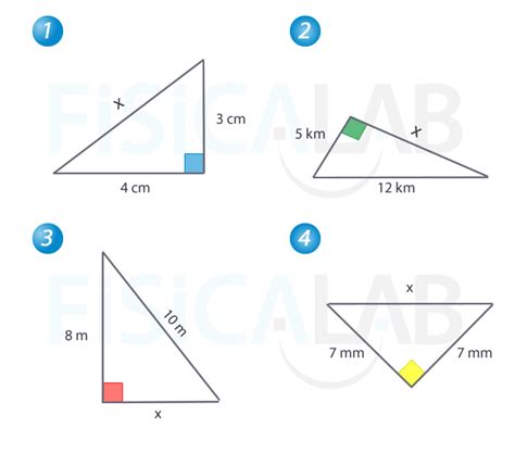 Ejercicio Determinar Lados Triángulo Rectángulo Por Pitágoras