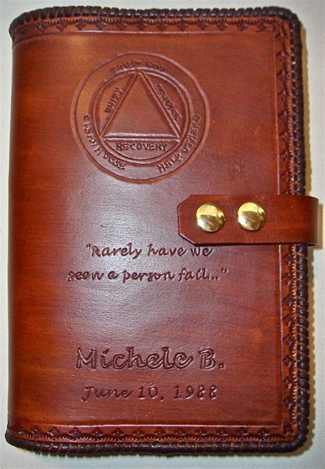 Alcoholics Anonymous Big Book Leather Cover
