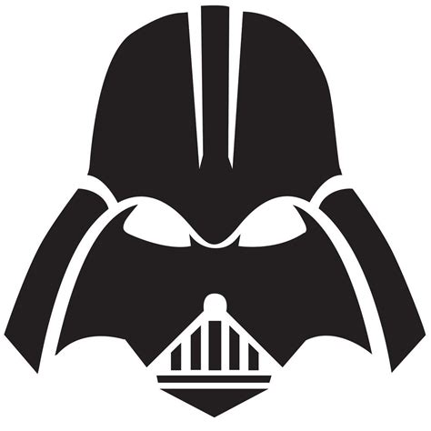 Darth Vader Mask Pumpkin Template | Darth vader mask, Darth vader stencil, Star wars pumpkins