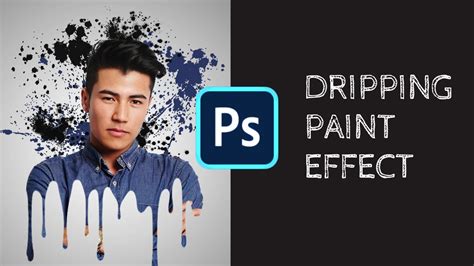 Add Dripping Paint Effect To Your Image With Photoshop Youtube