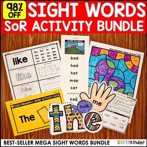 Sight Word Practice Activities Bundle Science Of Reading Aligned