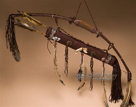 Navajo Deer Skin Antler Bow And Quiver Set 40 Etsy