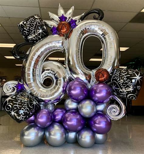 Balloons With Helium With Delivery 60th Birthday Party Decorations