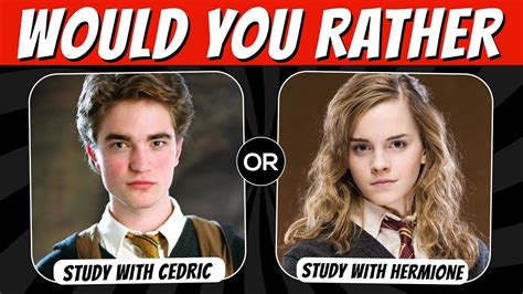 Would You Rather Harry Potter Film Edition⚡🤓 Youtube