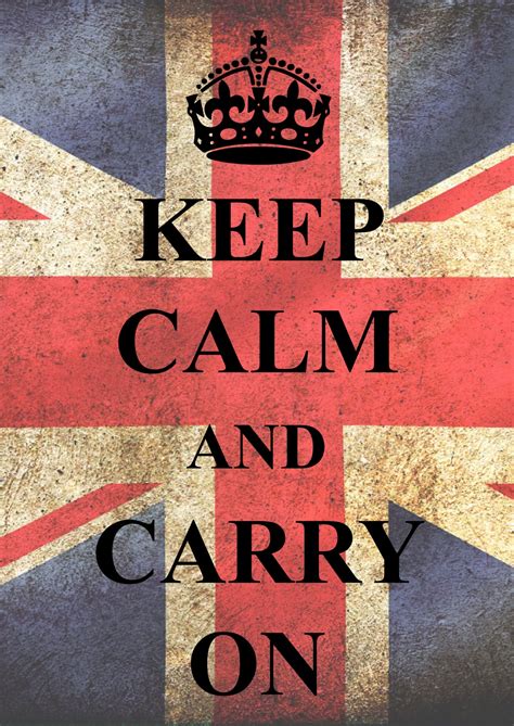 Keep Calm And Carry On Free Stock Photo Public Domain