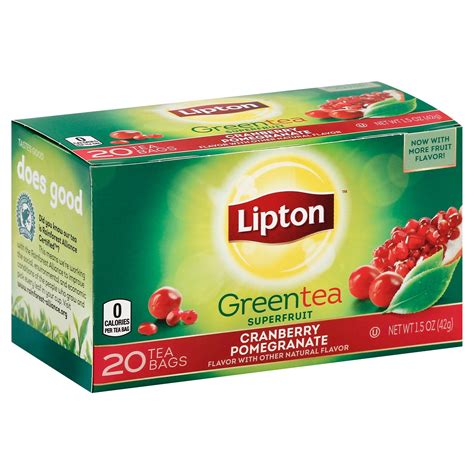 Lipton Cranberry Pomegranate Green Tea Shop Tea At H E B