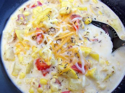 You can make it with fresh, frozen, or canned corn—they will all work. Summer Squash, Corn and Bacon Chowder from Amber's ...