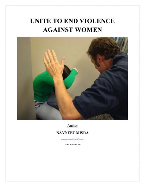 Violence Against Women A Research Paper Navneet Misra