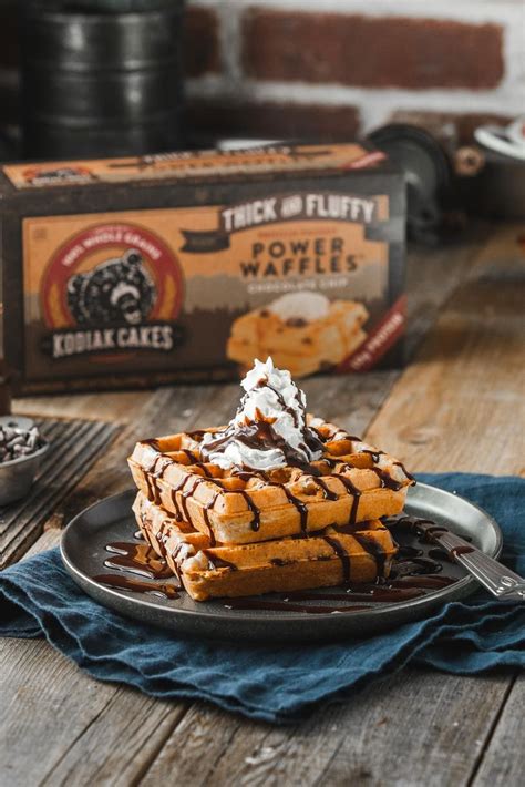 Kodiak cakes waffles power gluten free frontier oat 6 each instacart from d2d8wwwkmhfcva.cloudfront.net. Chocolate Chip Thick & Fluffy Power Waffles | Kodiak cakes, Waffles, Frozen waffles