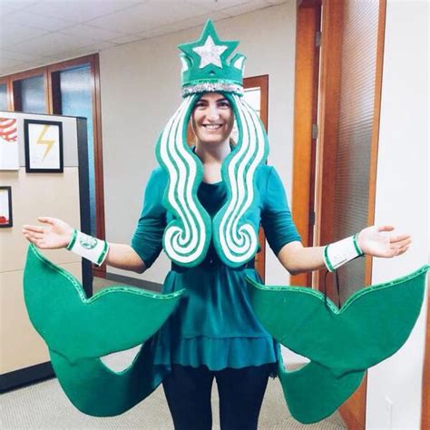 Starbucks Mermaid Costume Starbucks Halloween Costume Halloween 2018