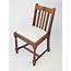 Set Of 4 Vintage Oak Dining Chairs