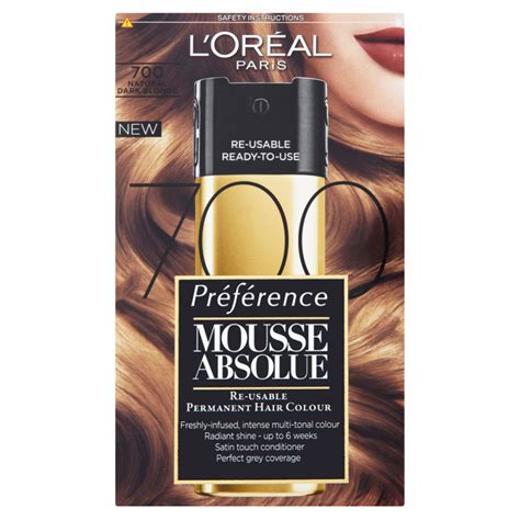 L Oreal Paris Preference Mousse Absolue 700 Natural Dark Blonde Hq Hair