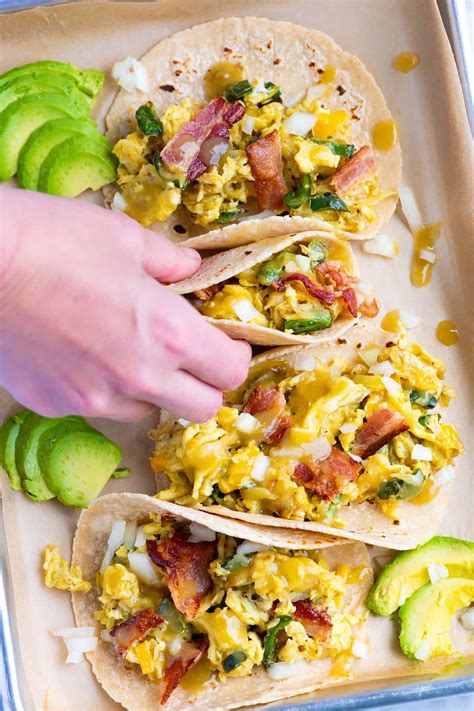 Easy Breakfast Tacos With Potatoes And Peppers