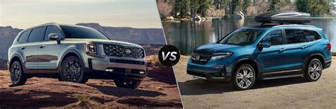 2021 Kia Telluride Vs 2021 Honda Pilot