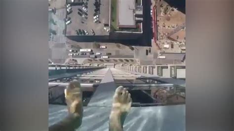 This Dizzying Video Of A Glass Bottomed Pool 42 Floors High Will Give