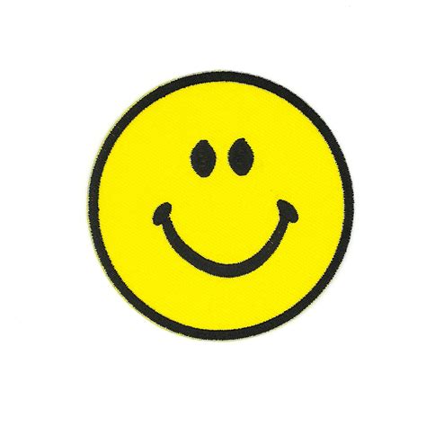 Smiley Face Patch Classic Smiley Face Patch Iron On Patches Etsy