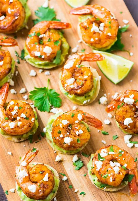 The wonderfully spicy shrimp appetizer recipes here will certainly do the trick! Shrimp Guacamole Bites