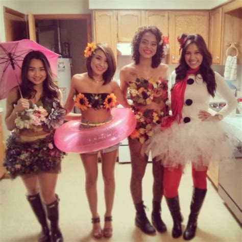 Four Seasons Diy Costume Halloween Costumes For Girls Group
