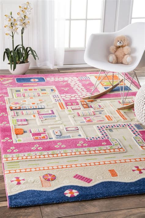 Fill your living room with mediterranean vibes and bright pops of colour with this superb rug. Kids & Tween | Baby room rugs, Kids area rugs, Cool rugs