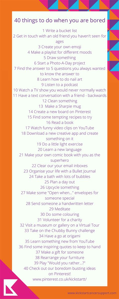 Bored Try These 40 Things To Do When You Are Bored To Keep Yourself