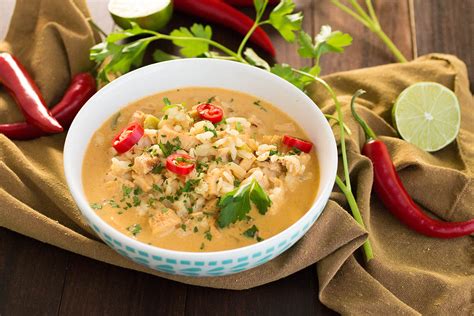 Spicy Thai Curry Chicken Soup Chili Pepper Madness