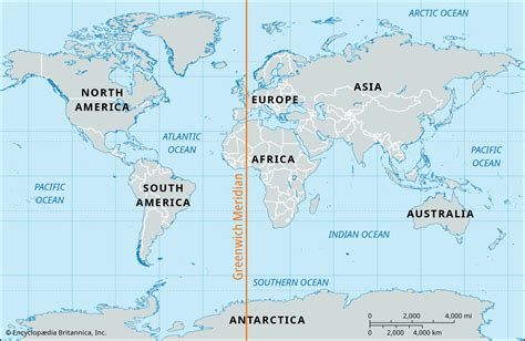 Greenwich Meridian Definition History Location Map And Facts